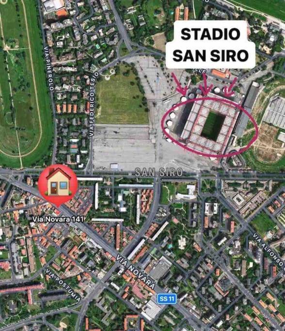 Appartamento A 500 Metri Da San Siro 밀라노 외부 사진